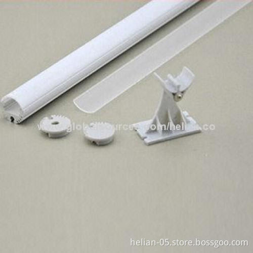 Popular Round Aluminum Profile with PMMA Diffuser, for LED Strip